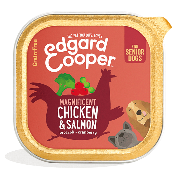 Edgard & Cooper senior hondenbak - kip (150 gr)