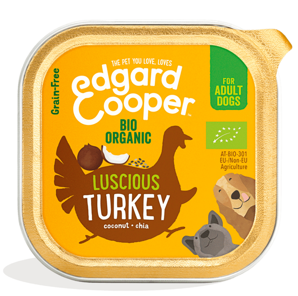 Edgard & Cooper volwassen hondenbak - ORGANISCHE kalkoen (100 gr)