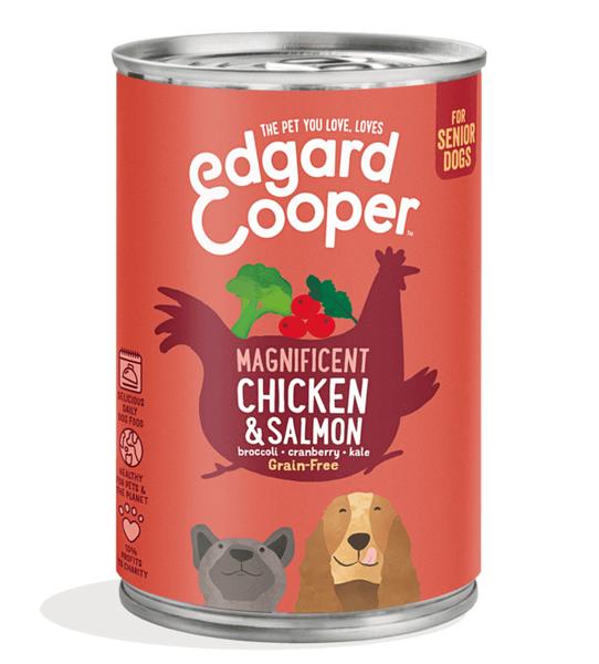 Edgard & Cooper senior hondenbox - kip (400 gr)