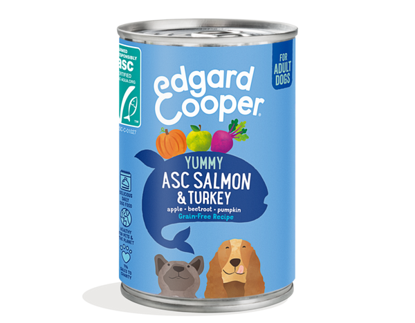 Edgard & Cooper volwassen hondenblikje - zalm (400 gr)