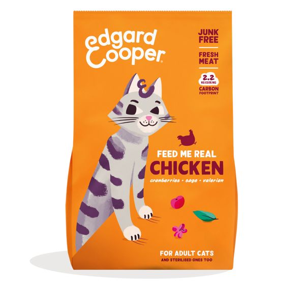 Edgard & Cooper voor volwassen katten - kip