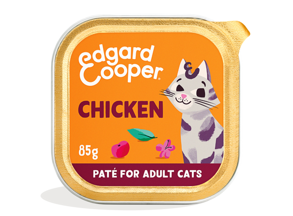 Edgard & Cooper Adult Kattenvoer - Kip (85g)