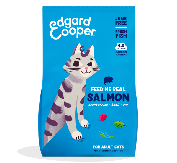 Edgard & Cooper voor volwassen katten - zalm