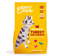 Edgard & Cooper voor volwassen katten - kalkoen en kip