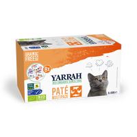 Yarrah bio multi-pack voor katten in 3 smaken (8x100gr)