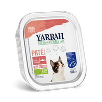 Biologische Yarrah paté voor katten - zalm (100gr)