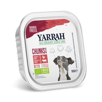 Biologische Yarrah Bites voor Honden - Rundvlees en Kip (150gr)