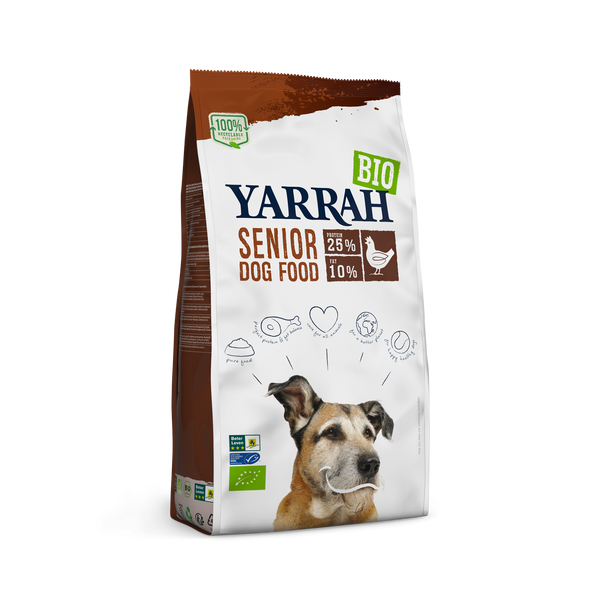 Yarrah biologische brokken voor seniorenhonden