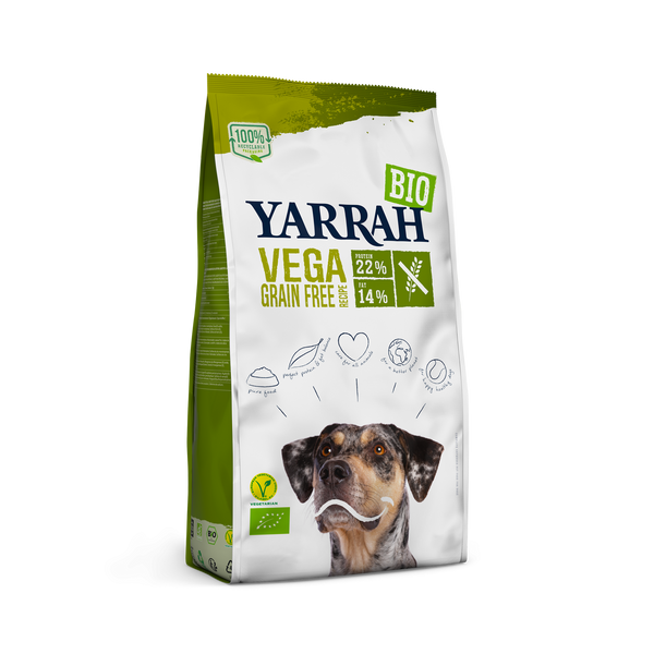 Yarrah biologische veganistische tarwevrije hondenvoeding voor honden